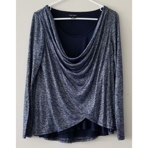 WHBM Blue Blouse
